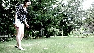 मोहक सर्व खडबडीत श्यामला cowgirl मधुर टोचणे चोखणे इच्छा